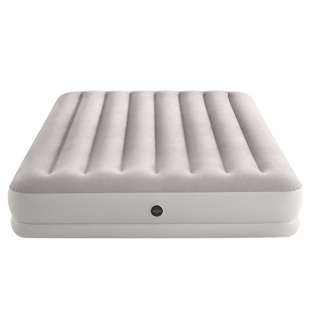 Intex - Dura-Beam Prestige Airbed With USB150 Air Pump - Queen