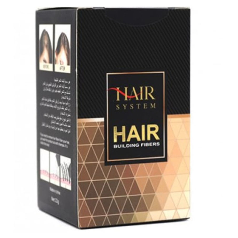 Hair System - Hair Building Fibers - Black