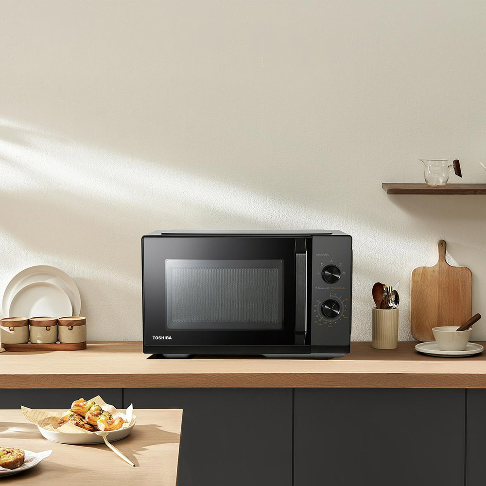 Toshiba W3 Series Microwave Oven - Black - 25 L - 800 W