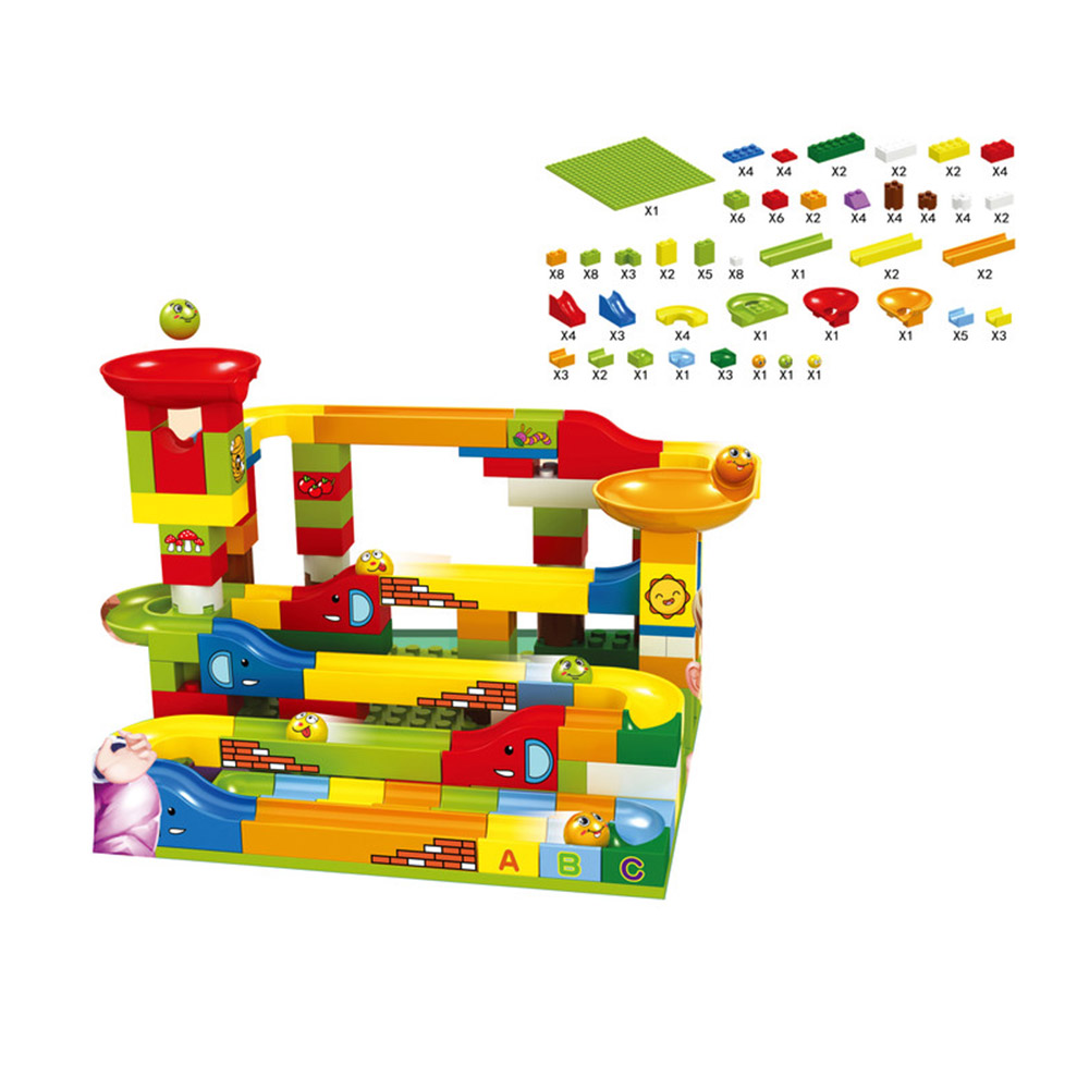 Family Center - Slideway Building Blocks - 125 Pcs 
