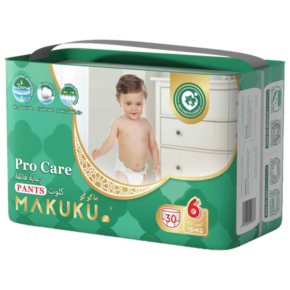 Makuku - Premium Diapers Procare Pants S6 - XXL - 15+Kg - 30pcs