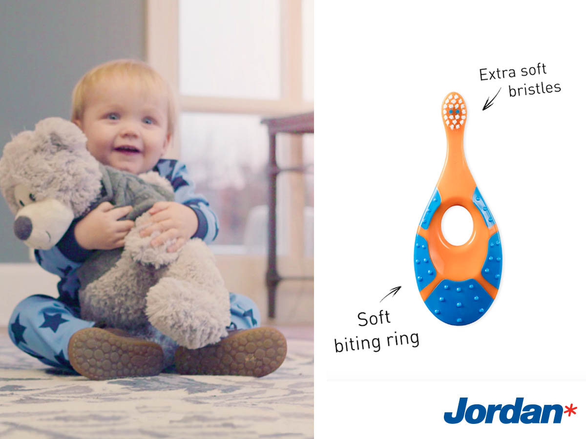 Jordan - "Step by Step" Baby Toothbrush - 0-2 Years