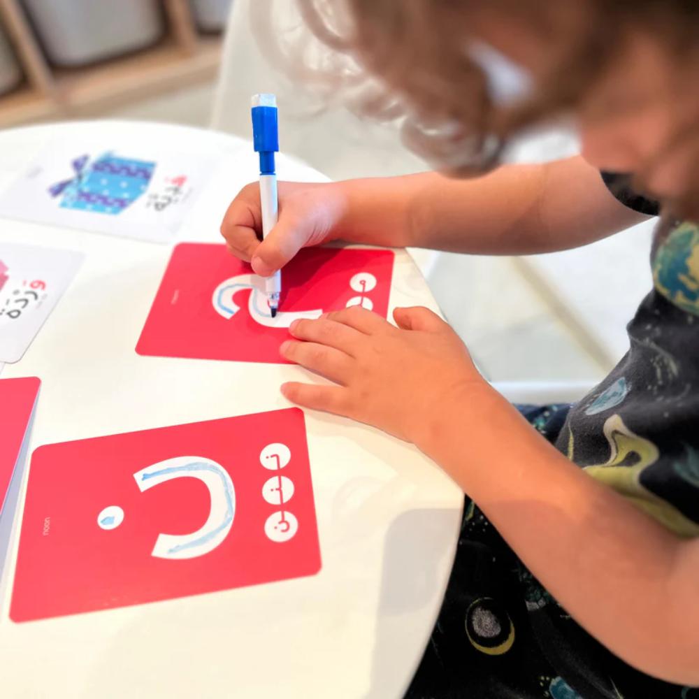 دردشة - بطاقات تعليمية للأبجدية - ٢٨ قطعة