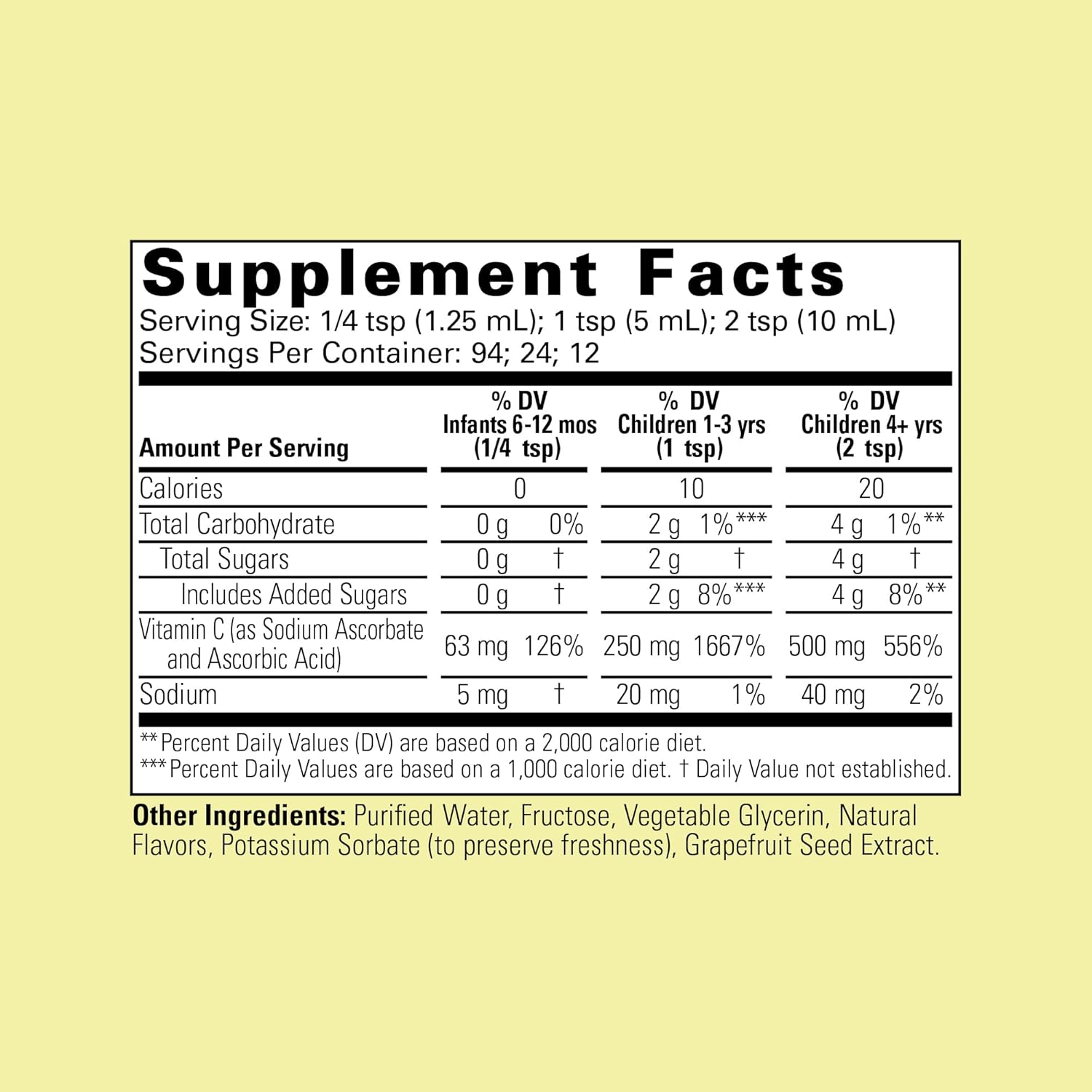 تشايلد لايف - شراب فيتامين سي - برتقال طبيعي - 118 مل