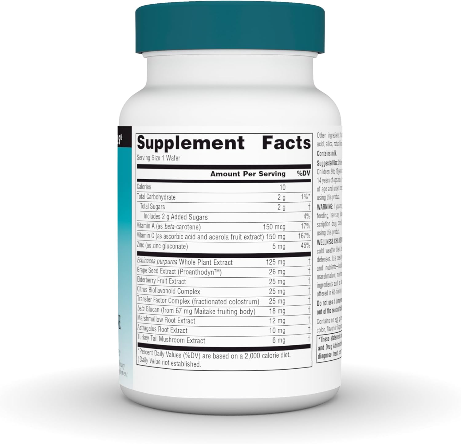 سورس ناتشورالز - رقائق ويفر المناعة للأطفال - 30 قطعة