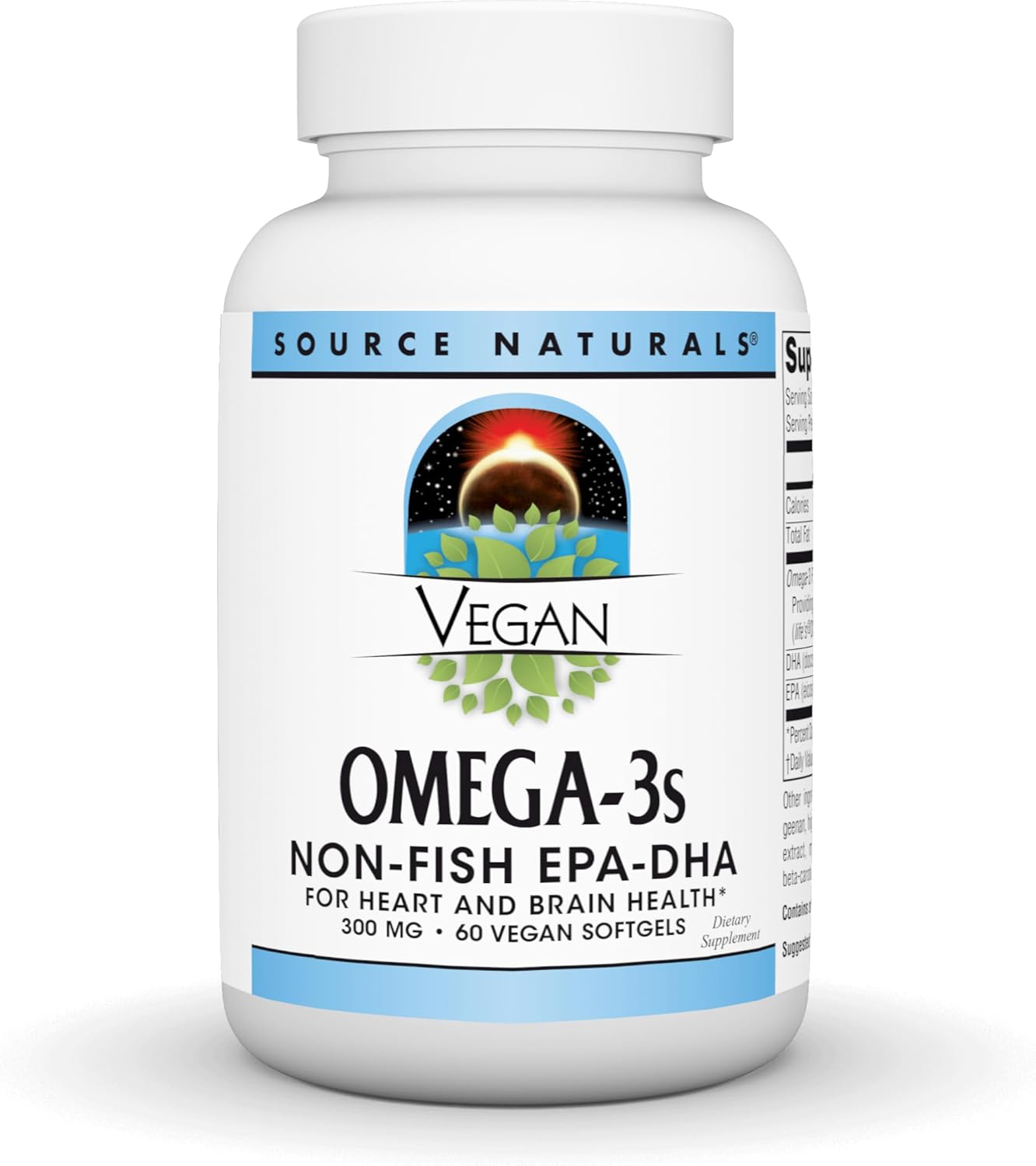Source Naturals - Vegan Omega 3 EPA DHA Softgel - 60 Pcs