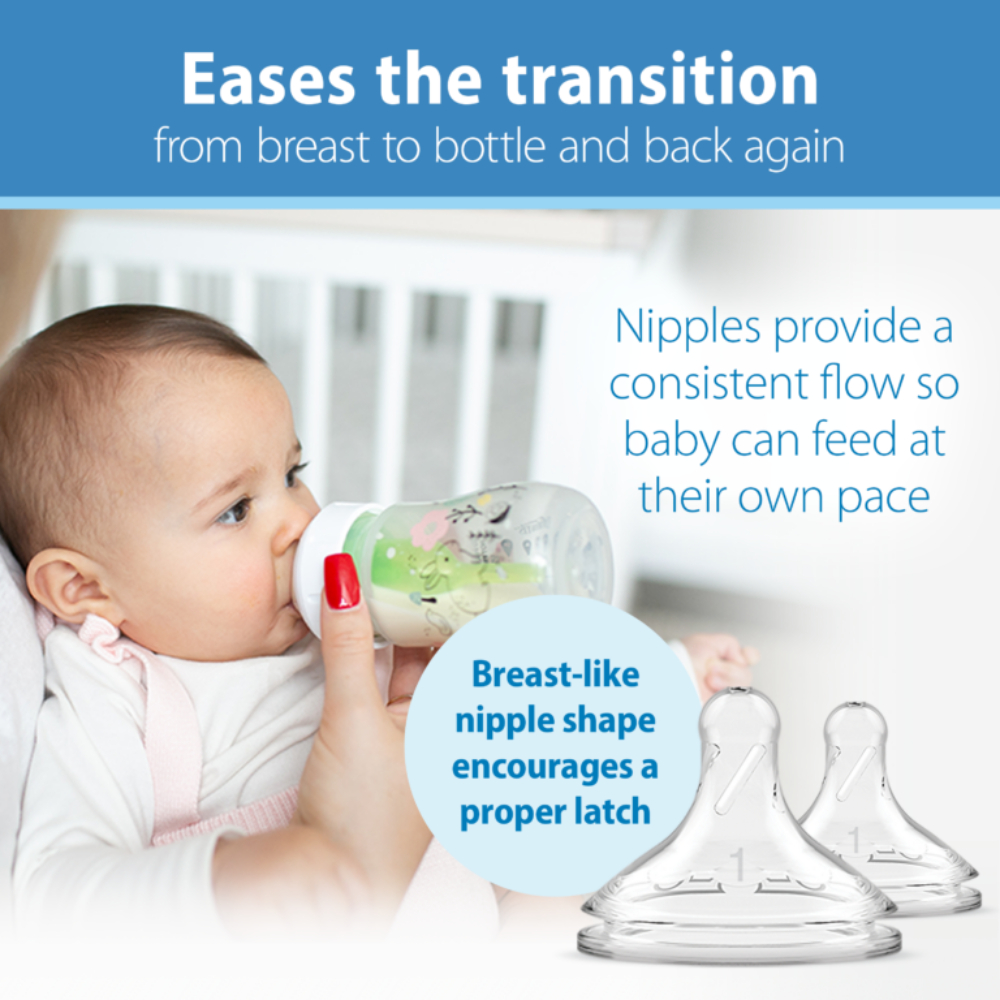 Dr. Brown's - Y-Cut Wide-Neck Silicone Options+ Nipple 2pcs