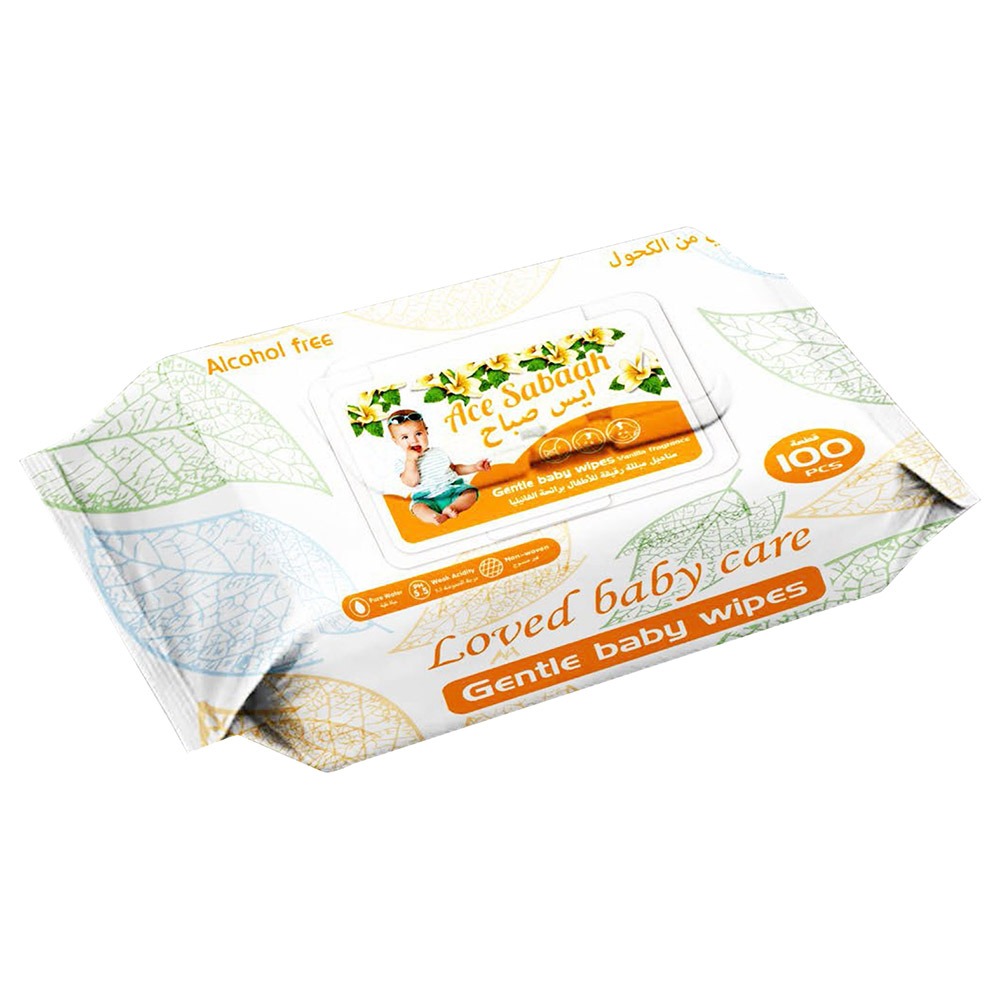 Ace Sabaah - Baby Wipes - Vanilla – Pack of 12