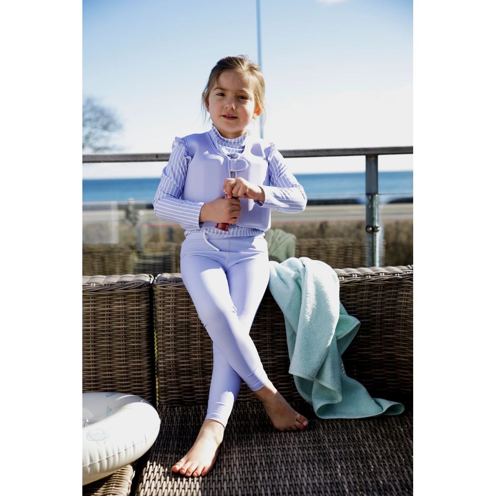 فانيلا كوبنهاغن - قميص سباحة مقاوم للأشعة فوق البنفسجية - لوسي أرجواني مخطط