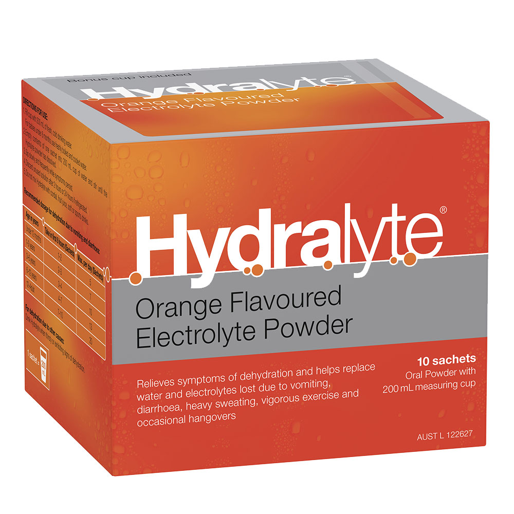 هيدراليت - أكياس مسحوق الإلكتروليت - برتقالي - 10 قطع - 4.9 غ