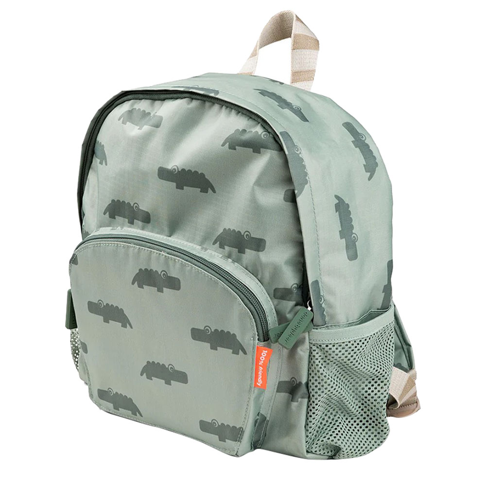 Done by Deer - Kids Backpack - Croco Green - 12-Inch/30.5cm
