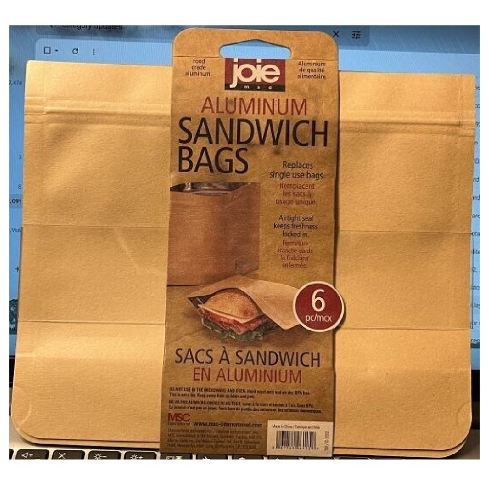 Joie - Aluminium Sandwich Bags - 6pcs