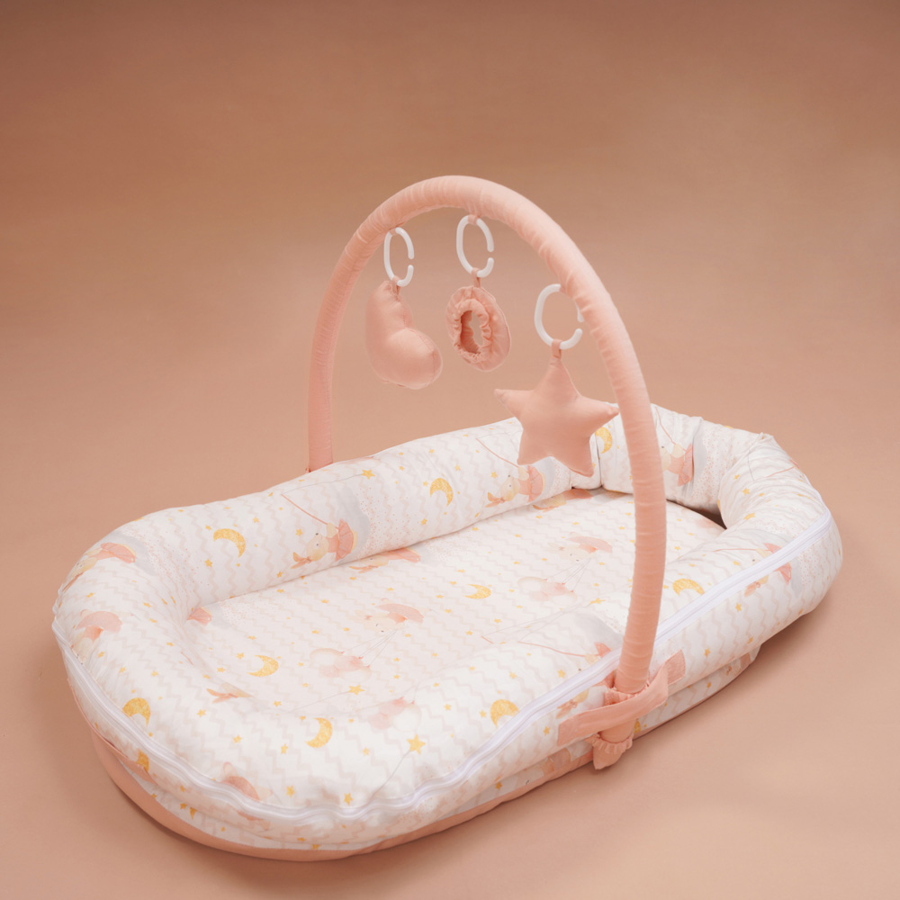 Fancy Fluff - Organic Baby Cocoon Play Gym - Day Dream
