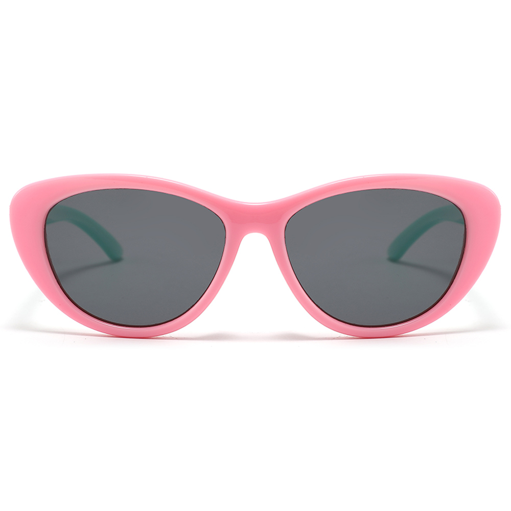Xpi - Cat Eye Kids Polarized Sunglasses - Turquoise Blush