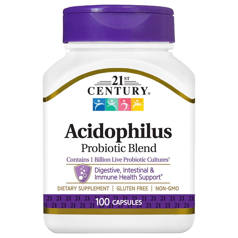 21st Century - Acidophilus Probiotic Blend Capsules - 100's