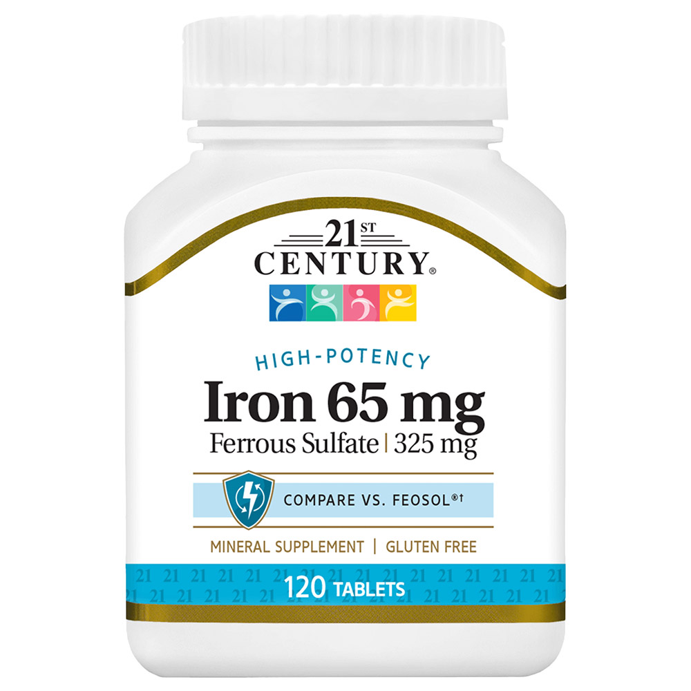 21st Century - Iron 65mg Tablets - 120's