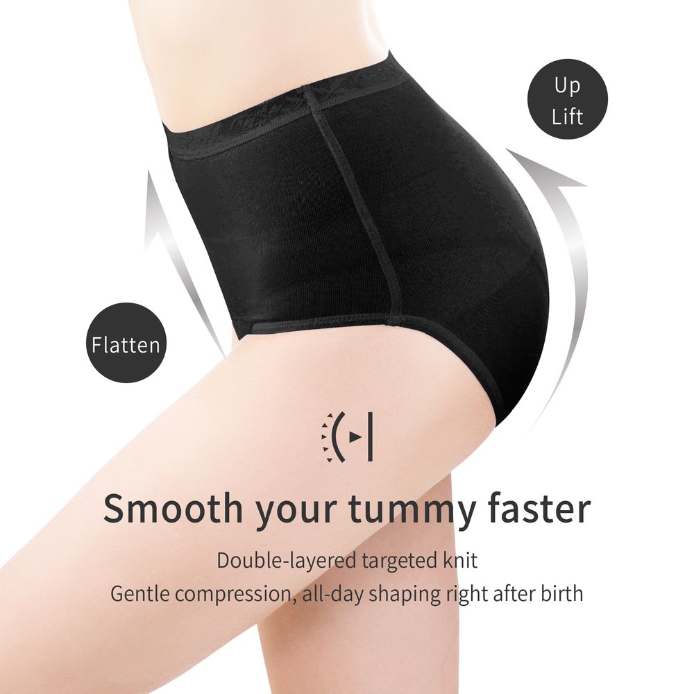 Mammy Village - 24H Postpartum Shaping Brief - Black