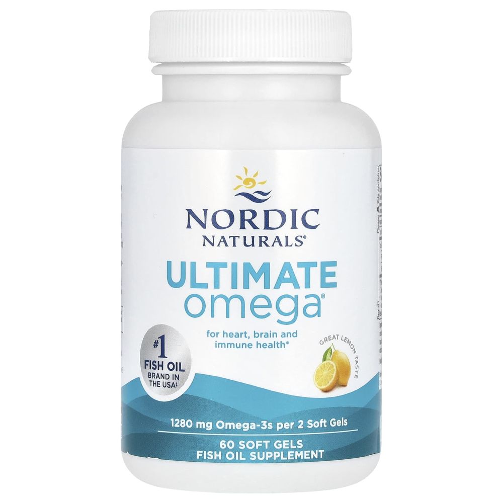 Nordic Naturals - Ultimate Omega Softgels - Lemon - 60 Pcs