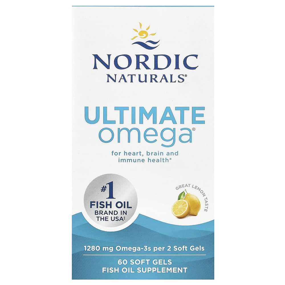 Nordic Naturals - Ultimate Omega Softgels - Lemon - 60 Pcs