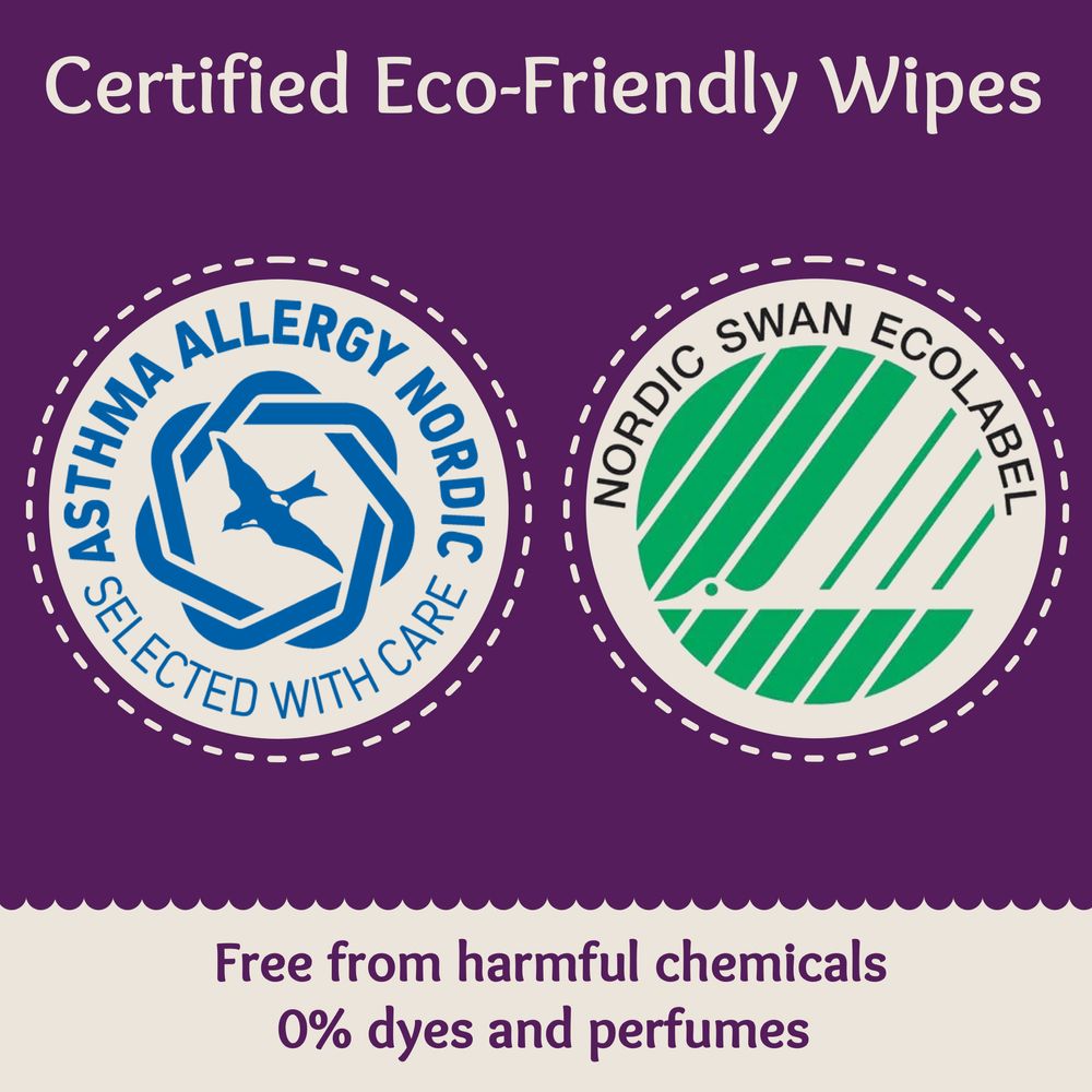 Bambo Nature - Baby Wipes - Pack of 80 - 720pcs