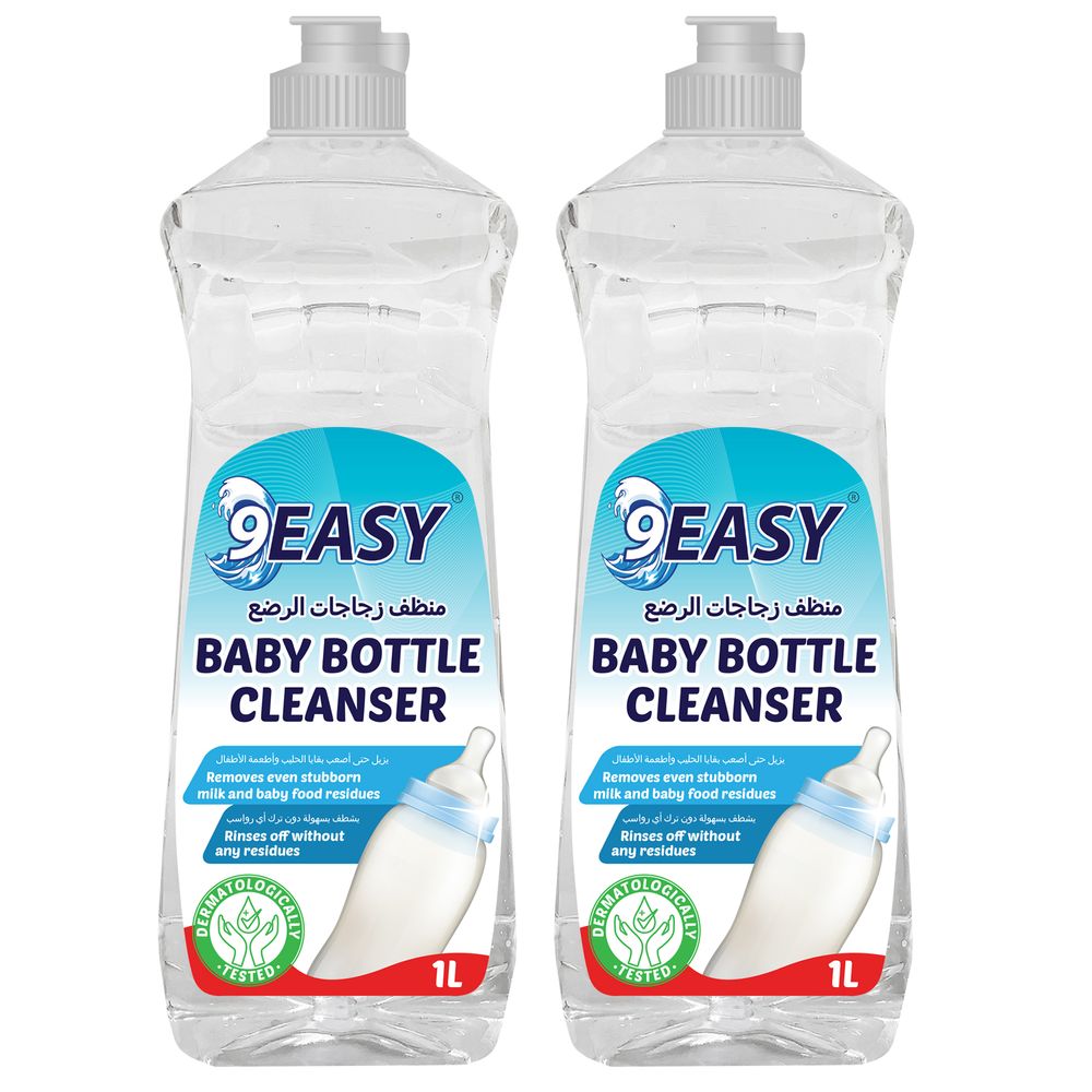 9Easy - Baby Bottle Cleanser - 1L - Pack Of 2