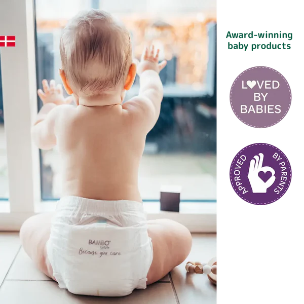 Bambo Nature - Baby Diapers - Size 4 Large - 7-14 Kg - Pack Of 6 - 144 Pcs