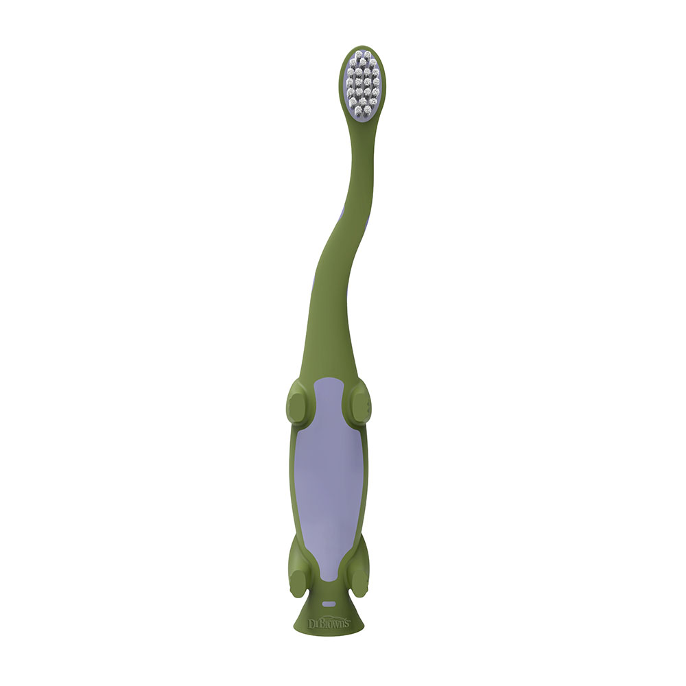 Dr. Browns - Toddler Toothbrush - Dinosaur - Green