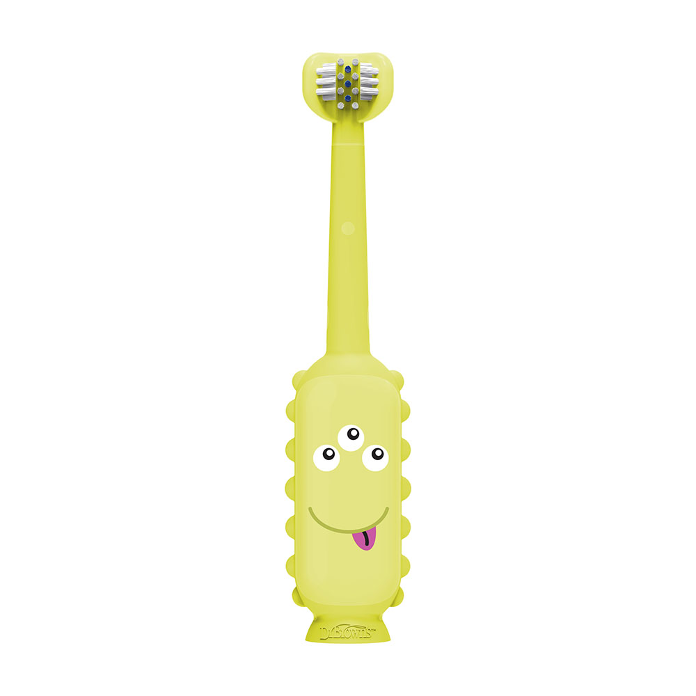 Dr. Browns - Toothscrubber Toddler Toothbrush - Monster - Green