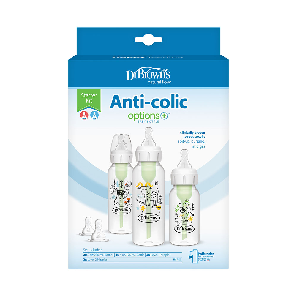 Dr. Browns - Pp Narrow Anti-Colic Baby Bottle Starter Kit - 6 Pc Set