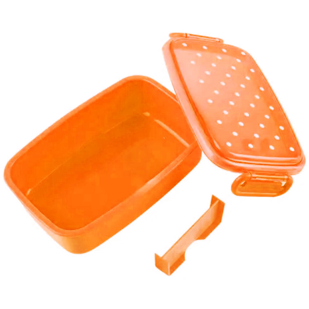 ستار بيبيز - صندوق غداء قسمين - برتقالي