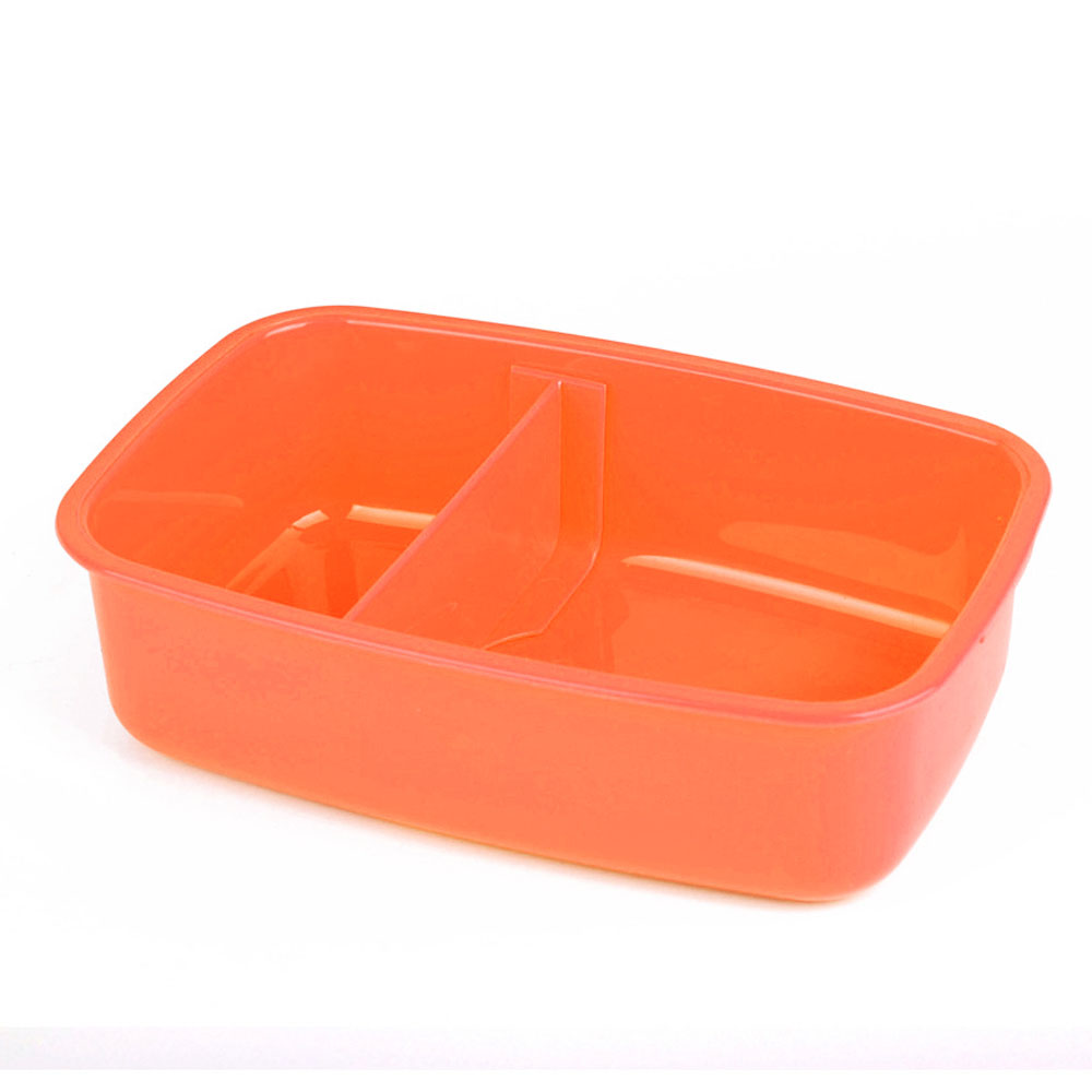 ستار بيبيز - صندوق غداء قسمين - برتقالي