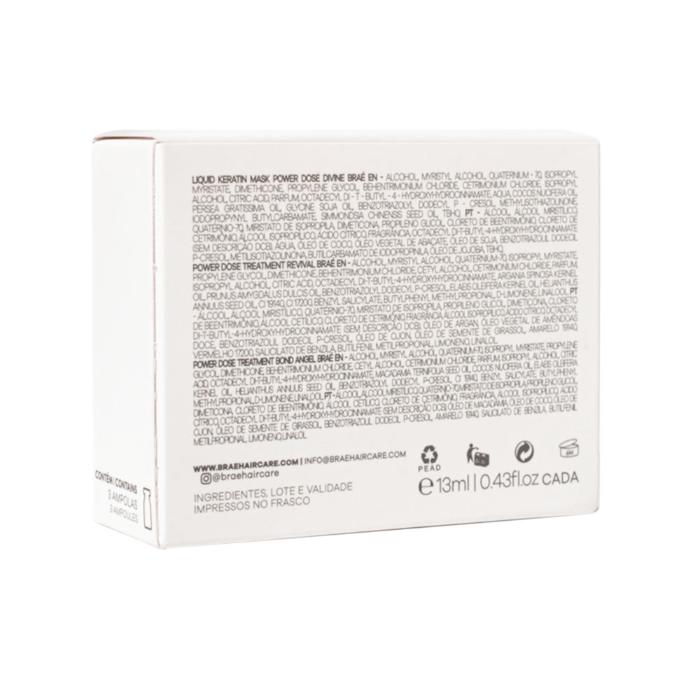 براي - علاج الشعر كاليبري سكدجول للإصلاح - 13 مل - 3 قطع