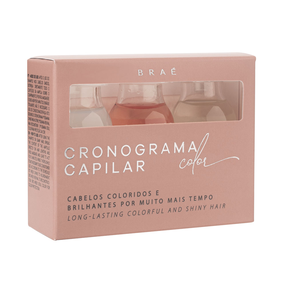 براي - علاج الشعر كاليبري سكدجول لتثبيت اللون - 13 مل - 3 قطع