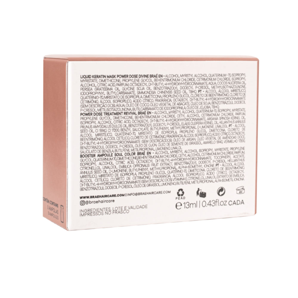 براي - علاج الشعر كاليبري سكدجول لتثبيت اللون - 13 مل - 3 قطع