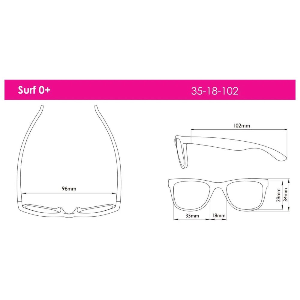 Real Shades - Surf Silver Mirror Lens Sunglasses - Steel Blue