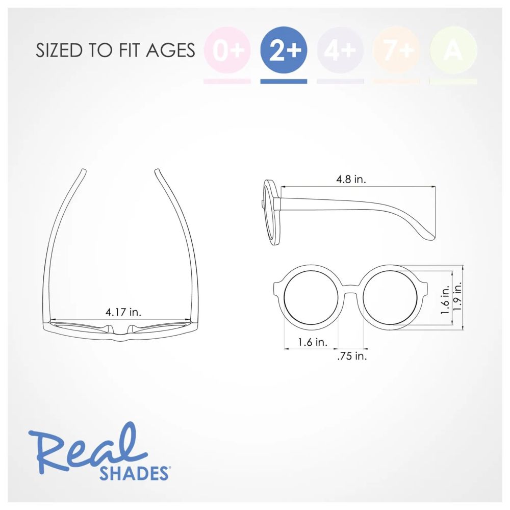 ريل شيدز - نظارة شمسية فايب بعدسات دخانية - نعناعي