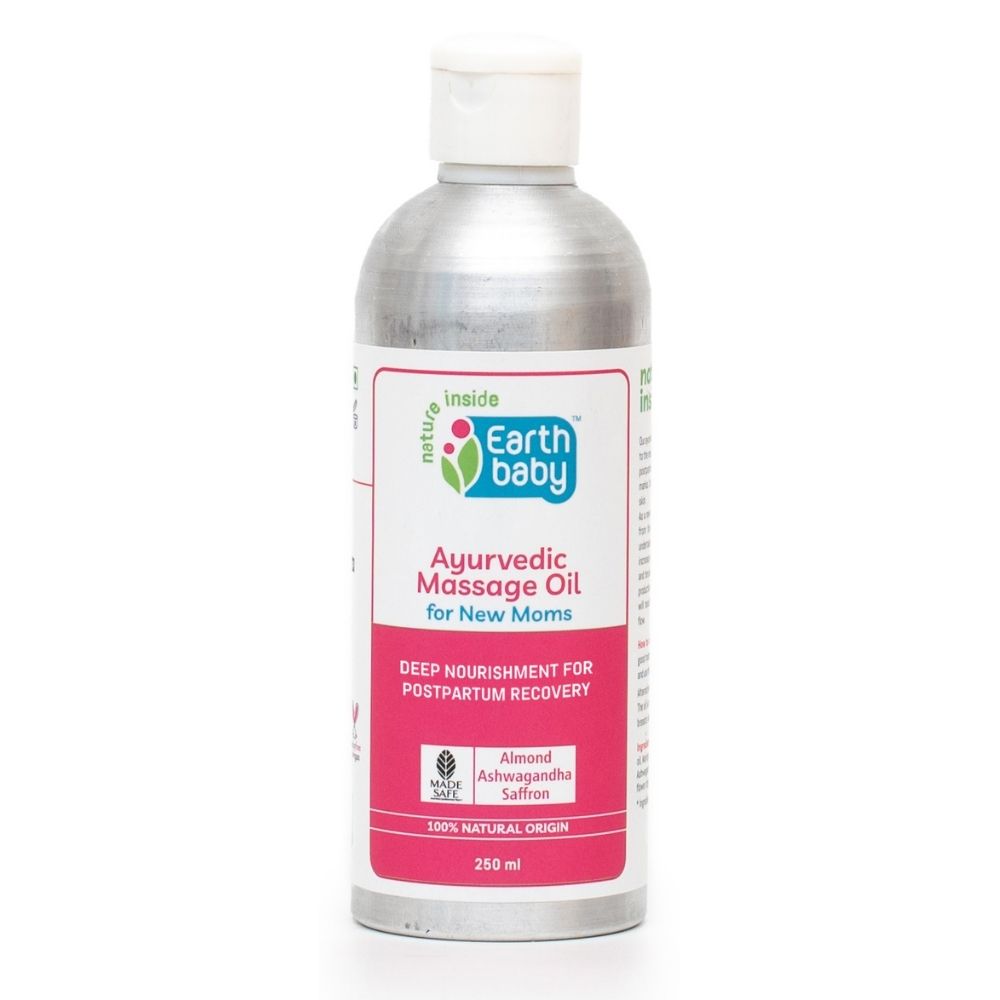 إيرث بيبي - زيت التدليك الأيورفيدي للأمهات الجدد - 250 مل