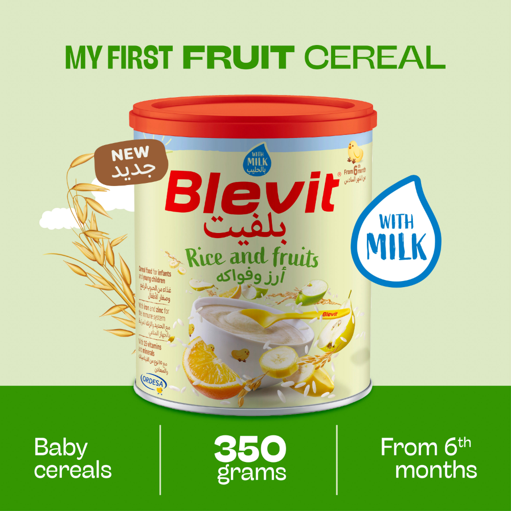 Ordesa - Blevit Rice and Fruits Cereal - 350g
