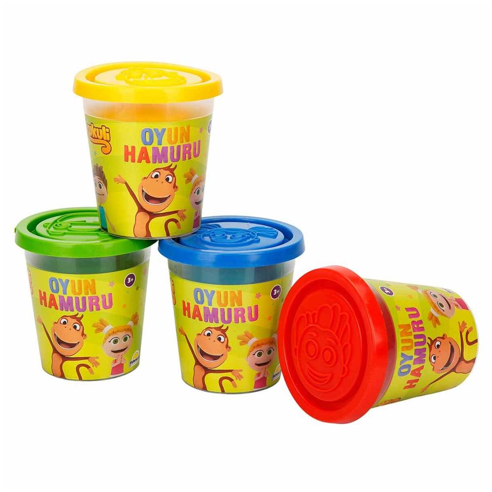 Kukuli - Play Dough Set - 4 Pcs - 560 gm
