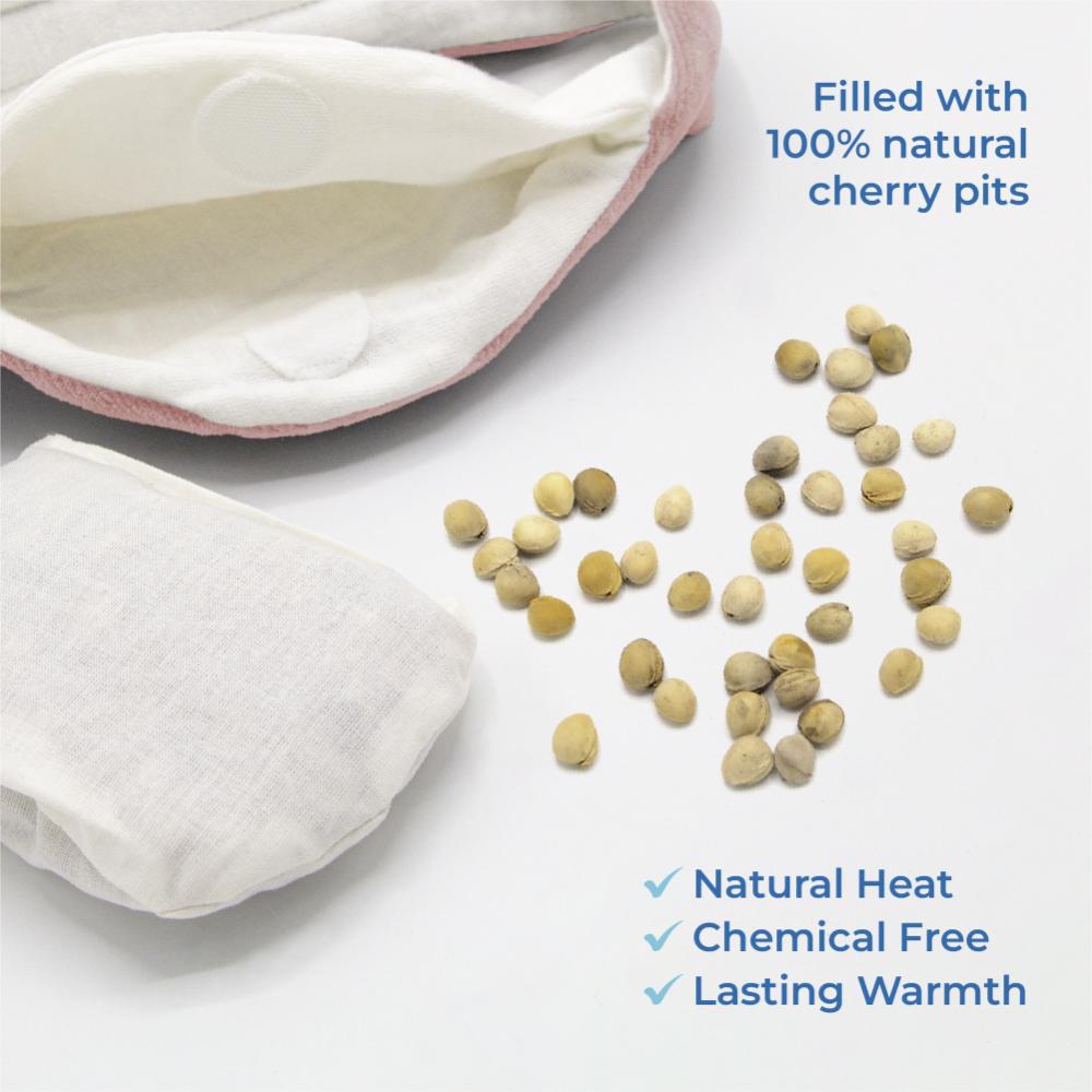 Babyjem - Baby Colic Relief Belt with Natural Cherry Seeds - Rose