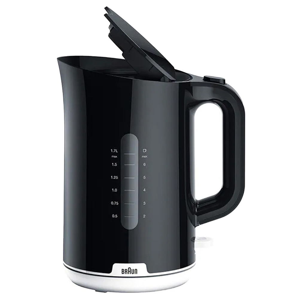 Braun Breakfast1 Water Kettle - Black - 1.7 L
