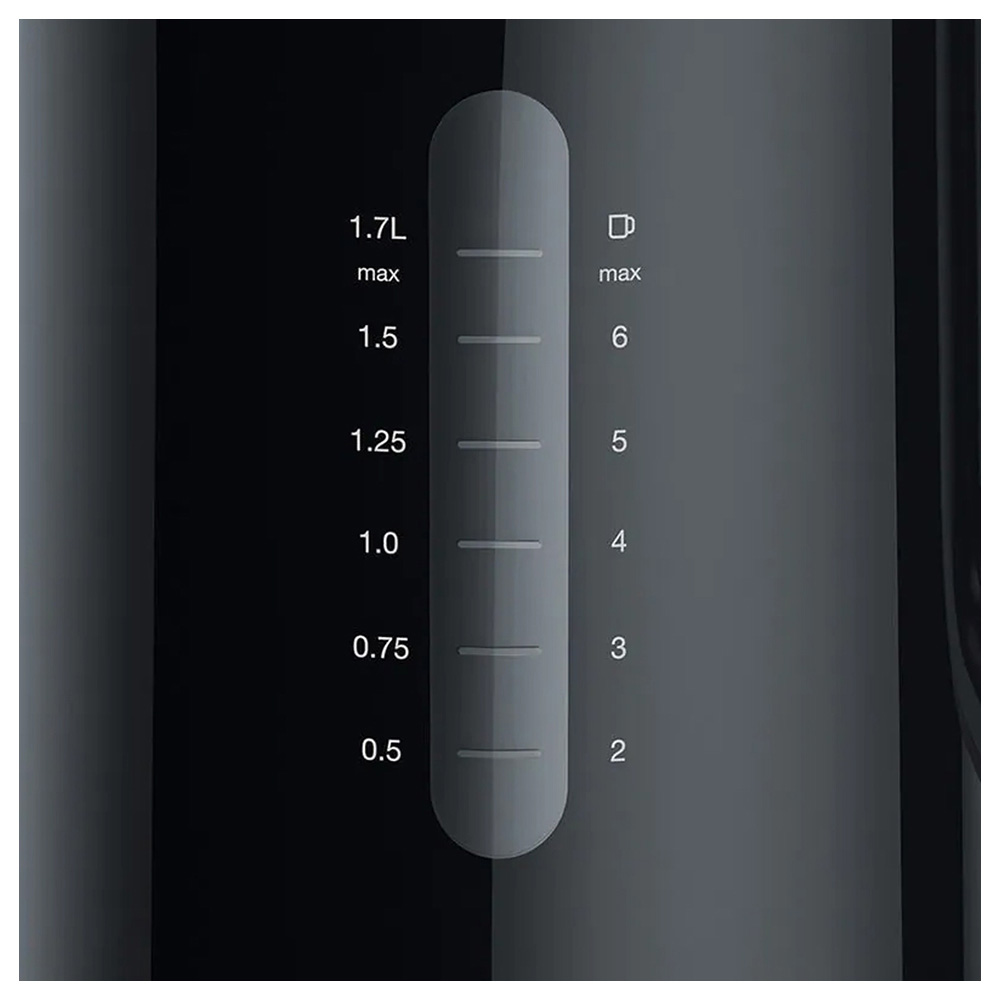 Braun Breakfast1 Water Kettle - Black - 1.7 L