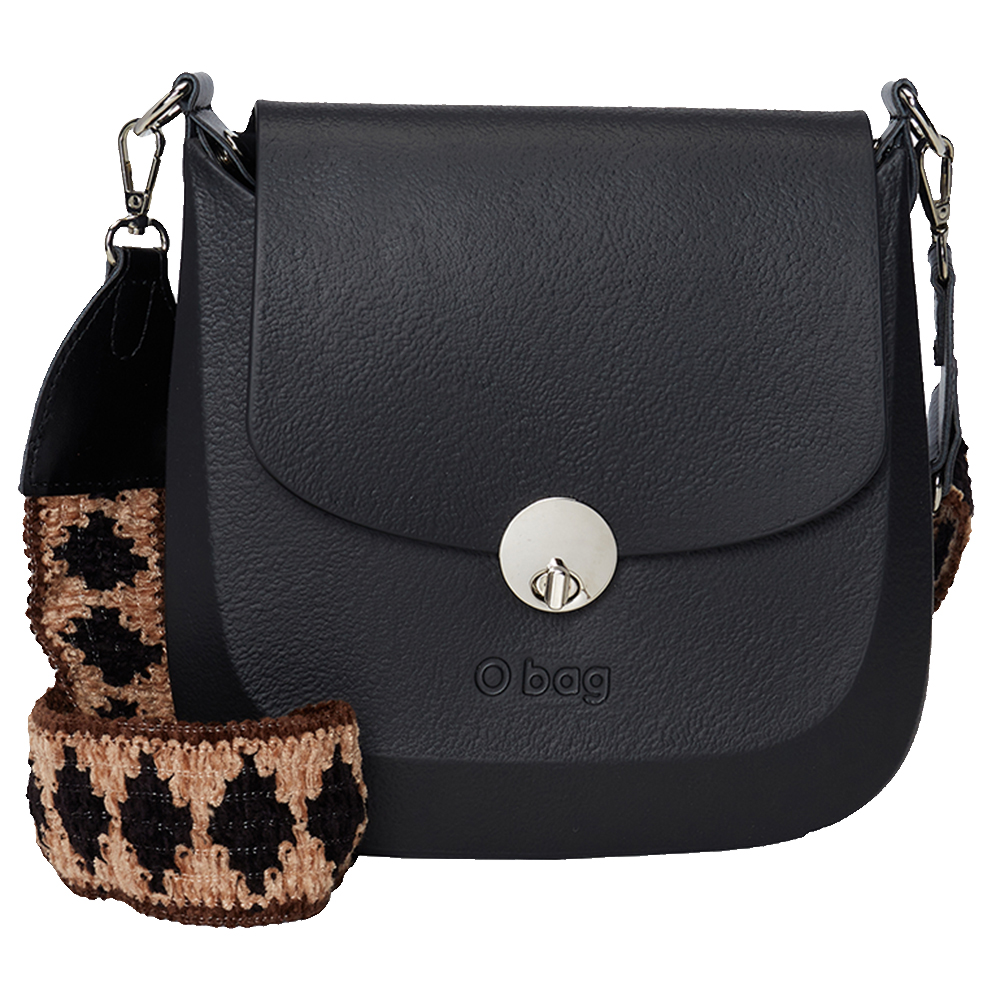O Bag - Chase Cross Body Bag With Adjustable Shoulder Strap - Black