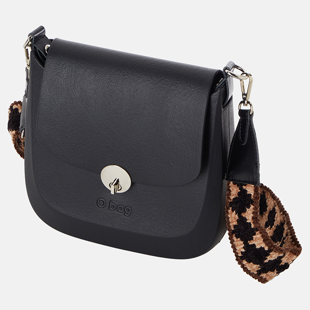 O Bag - Chase Cross Body Bag With Adjustable Shoulder Strap - Black