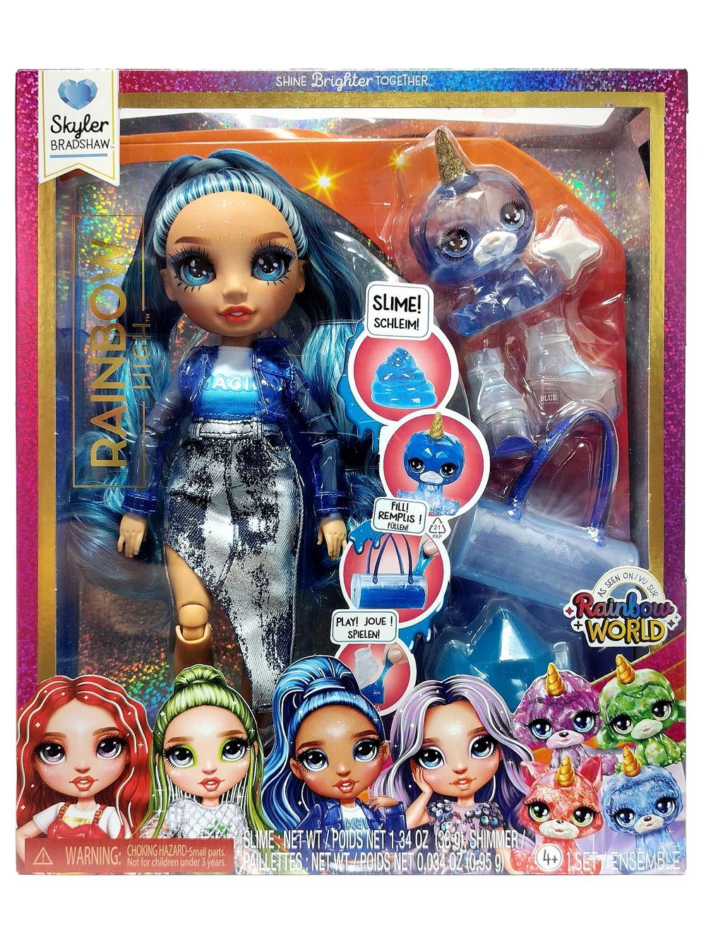 Rainbow High - Classic Fashion Doll Skyler - Blue