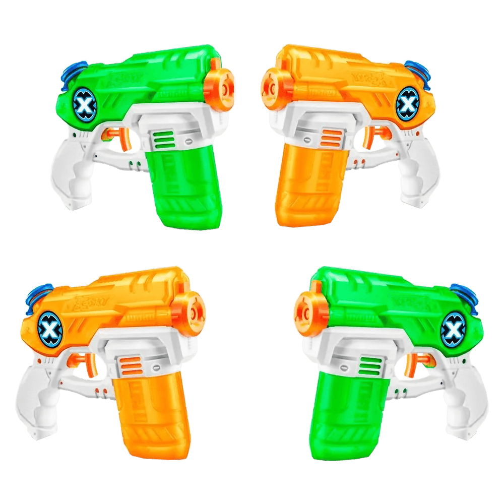 X-Shot - Stealth Soaker Water Blaster - Multicolor - Small - 4 Pcs