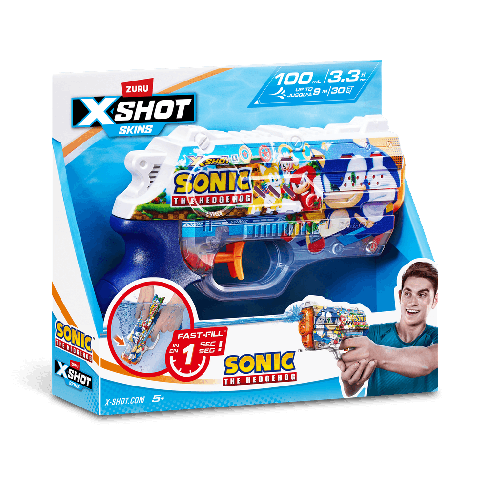 إكس-شوت - بلاستر نانو سريع التعبئة سونيك سكينز - متعدد الألوان