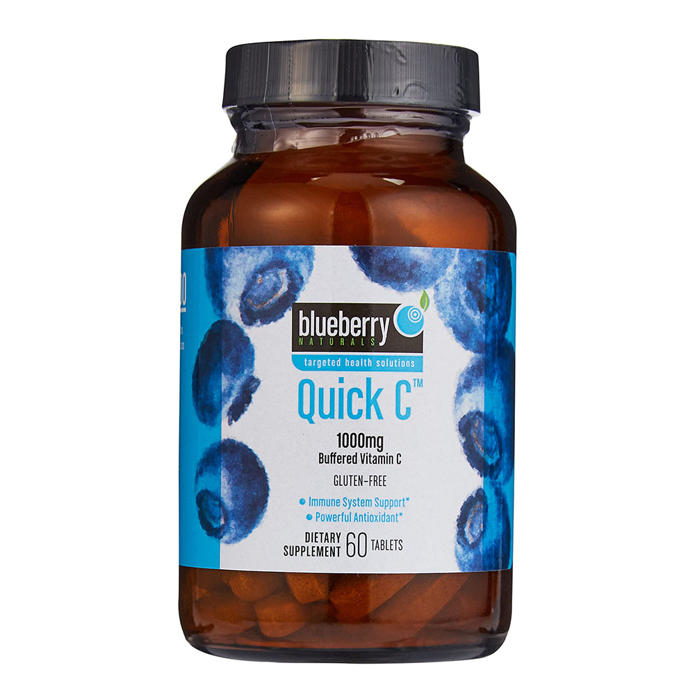 Blueberry Naturals - Quick Vitamin-C Tablets - 60 Pcs