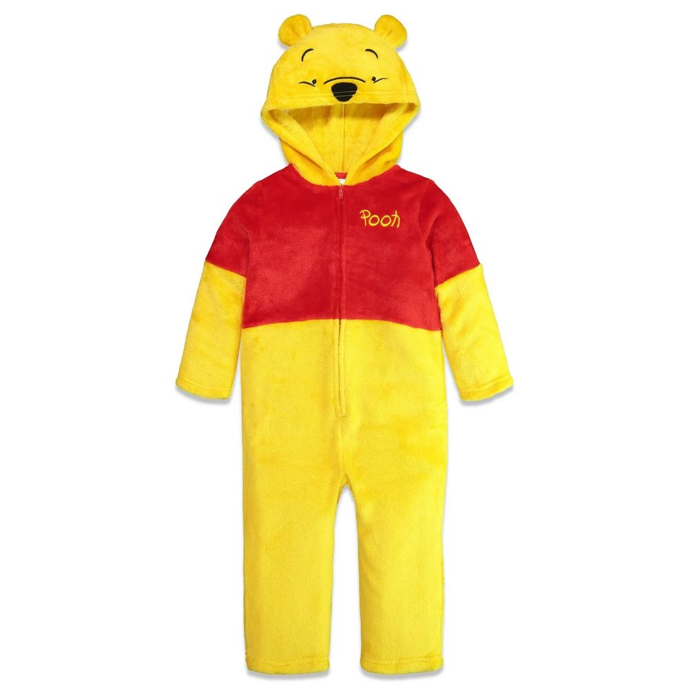 Party Centre - Kids' Winnie The Pooh Plush Deluxe Costume - Yellow