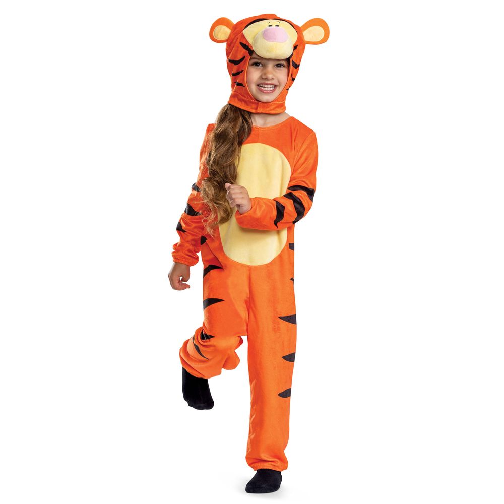 Party Centre - Kids' Winnie The Pooh Tigger Deluxe Costume - Orange